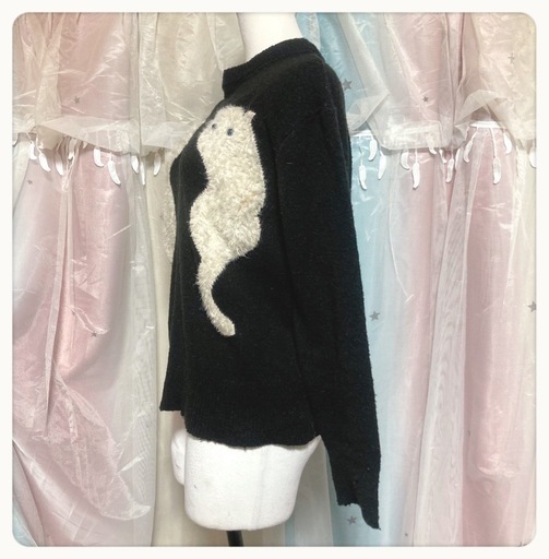 ご購入者様決定꒰E hyphen world gallery꒱猫ちゃんニット夢可愛い セーター