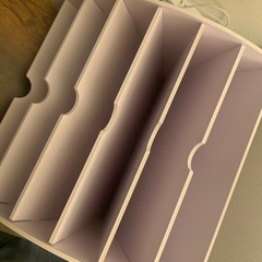 ファイルラック レターケース 組み立て式 6仕切りの画像