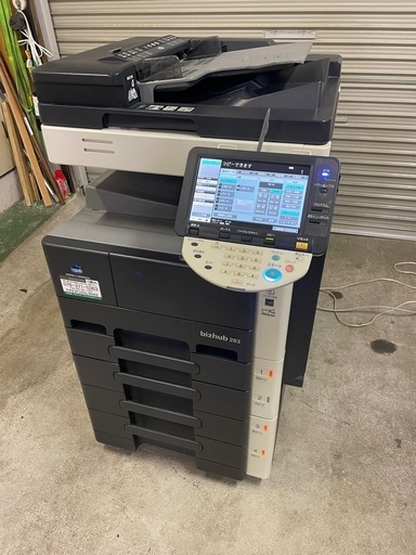 印刷テスト済み モノクロA3コピー機 bizhub283 【公式通販】