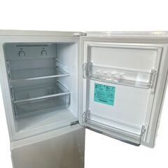 【決まりました】○【⭐️全額返金保証⭐️】【美品 高年式 稼働品】Haier ノンフロン冷凍冷蔵庫 148L 2ドア ホワイト JR-NF148DK 2023年製の画像