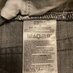 GAP ズボン　メンズ　ボトムス　身長160cmの画像