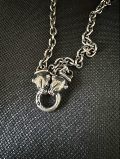 ガボール　2パンサーヘッドネックレス