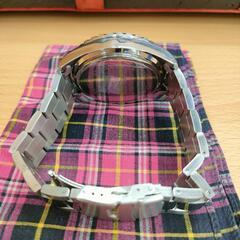 美品　MEGIA クロノグラフ腕時計　稼働品　電池交換済の画像