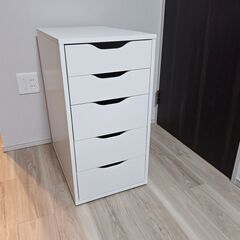 IKEA ALEX アレクス 引き出しユニット, ホワイト, 3...
