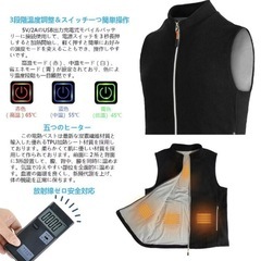 🔥赤字覚悟🔥✨新品✨電熱フリースベスト　の画像