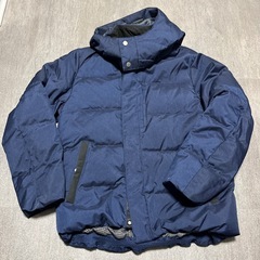 INHERIT メンズネイビーダウンジャケット　Mサイズ