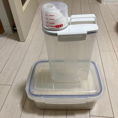お米　約3.5kg &容器