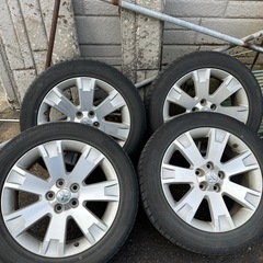 受け渡し決まりましたデリカD-5三菱純正ホイールセット225/55/R18　おまけTOYOタイヤ