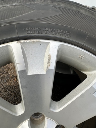 受け渡し決まりましたデリカD-5三菱純正ホイールセット225/55/R18　おまけTOYOタイヤ