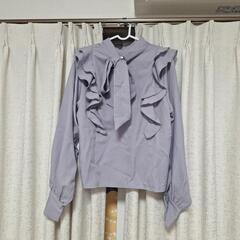 GRL ボウタイフリルブラウス