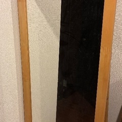 木製スタンドミラー★取りに来れる方は無料