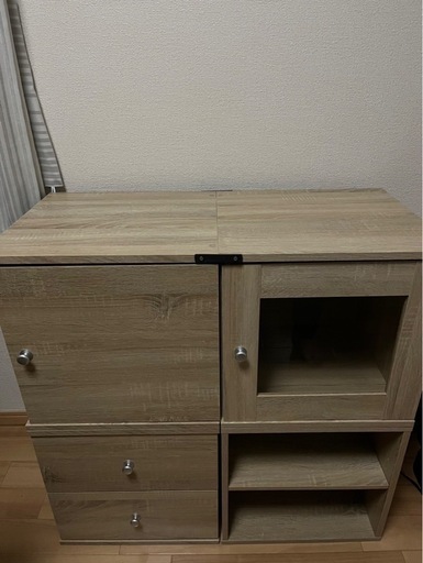 LOWYA 収納棚　カラーボックス　キューブ型