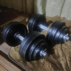 【受け渡し決定】筋トレグッズ一式(ダンベル、ベンチ)