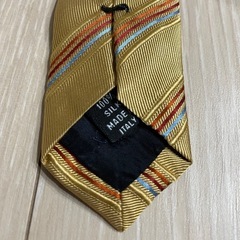 ネクタイ　ゴールドの画像