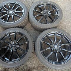 G-SPEED 17インチ 7J ＋50 5H 5穴 PCD100 ホイール×4本 G.speed スタッドレス ホイール 17×7.0 J5 +50 プリウス