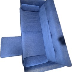 最終価格　定価95%オフ！オットマン付きワイド2人掛け ソファー NOYES Volster Sofaの画像
