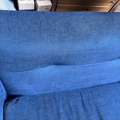 最終価格　定価95%オフ！オットマン付きワイド2人掛け ソファー NOYES Volster Sofaの画像