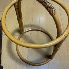 籐　マガジンラック　ランドリーボックスの画像