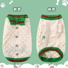 AmzBarley 犬服 セーター ドッグウェア Mの画像