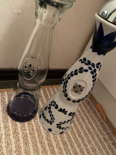 高級テキーラ空瓶　2本セット