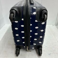 キャリーケース キャリーバッグ ネイビー 旅行カバン 鞄 水玉の画像