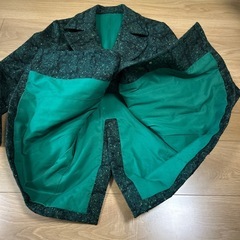 ⭐︎決まりました⭐︎コート　グリーン　緑　フリーサイズ　レディース　きれいめの画像
