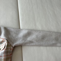 ⭐︎決まりました⭐︎アウター　チェック柄　ベージュ　オレンジ　きれいめ　秋冬　あったかの画像