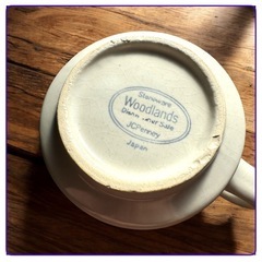 woodlands JCpenney ミルク ピッチャー【ジャンク無保証条件下】 マグカップ USAヴィンテージ食器の画像