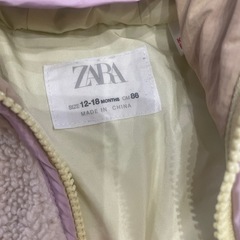 ZARA 86センチアウターの画像