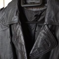 レディース牛革コートの画像