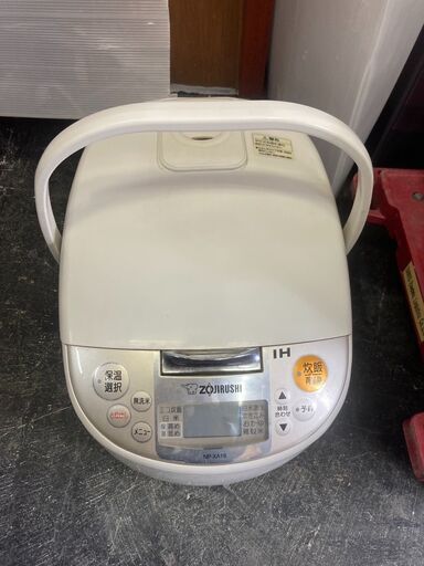 ☆中古￥5,800！ZOUJIRUSHI　１升IHジャー炊飯器　家電　NP-XA18型　2015年製　【BL057】