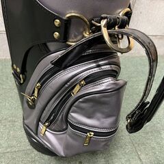 RIVIERA in USA キャディバッグ ゴルフバッグ シルバー の画像