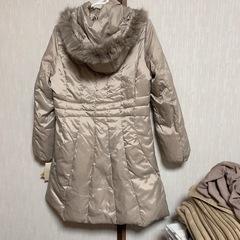 【試着のみタグ付き】リアルファー上品なダウンコート🧥 の画像
