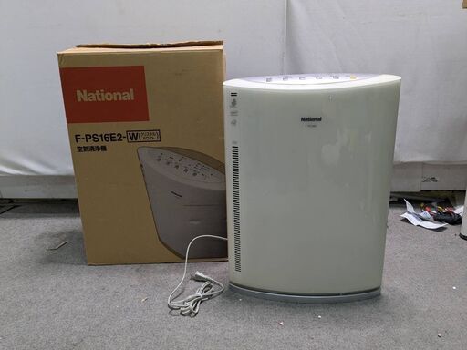 ☆中古￥5,800！National　空気清浄機　家電　F-PS16E2W型　クリスタルホワイト　【BL061】