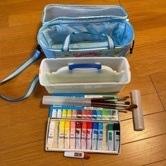 絵の具バックの画像