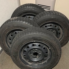 ◯13インチスタッドレスと鉄ホイール4本セット◯