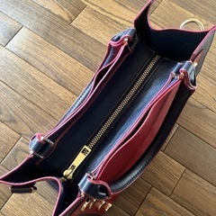美品の高級JEANASIS             スクエアブロックトートバッグ 2wayの画像