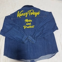 KaneZ ケインズ KNZ20031 イエロー刺繍入り デニム...