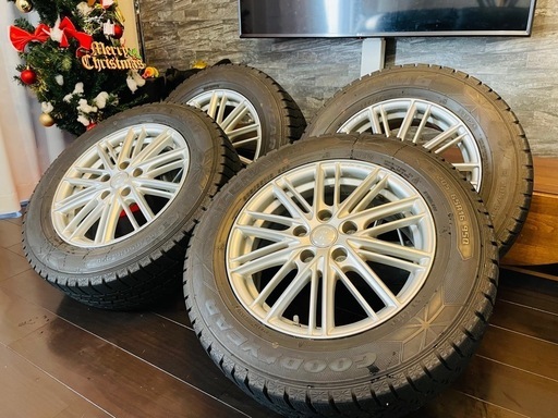 美品【2020年製】日本製◎バリ山!!!スタッドレスタイヤ&アルミホイール ブリジストンECOFORME アイスナビ6【205/65R16インチ/PCD114.3】アルファード/ヴェルファイア/ノア/ヴォクシー/プリウスαなどに