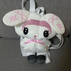 新品タグ付き　月夜のメロクロぬいぐるみリュック　マイメロディ