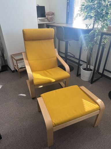 【美品】【現地取引のみ】IKEA チェア  POÄNG (ポエング)