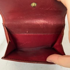 ☆値下げ☆I2412-385 COACH 2つ折り財布 汚れ 色はげあり 小銭入れボタンゆるい ポケット6こありの画像