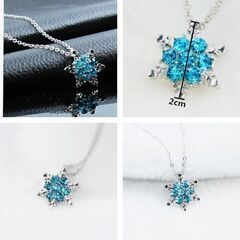 スノーフレークネックレス（新品）の画像