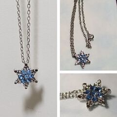 スノーフレークネックレス（新品）の画像