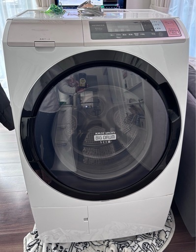 【至急‼︎ジャンク】日立　ドラム式洗濯乾燥機　BD-T6001