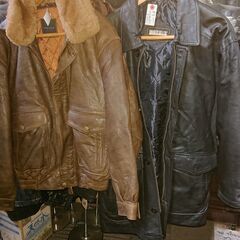 🔴山口市、革ジャンブルゾン各種￥3000～9800🔴8着まとめて...