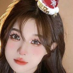 クリスマス ヘアクリップ2コセット(ミニ帽子)