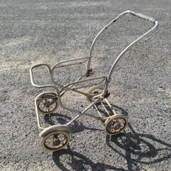 アンティーク 乳母車 手押し車/古道具