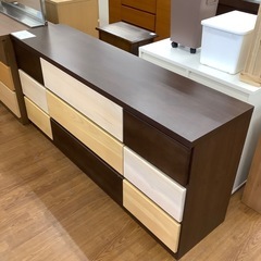 三友ファニチャー 3段ワイドチェスト 160LCキューブ【トレフ...
