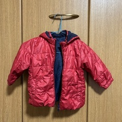 UNIQLO 赤 中綿コート 90cm